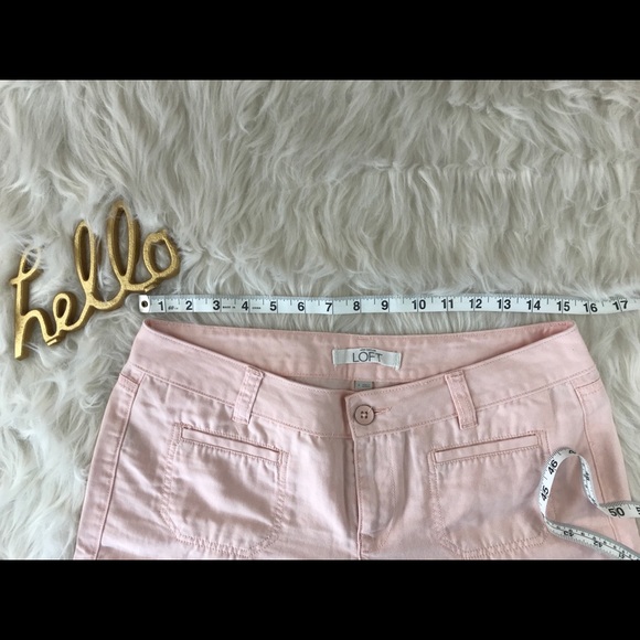 Ann Taylor LOFT Pink Linen Shorts SZ 4 - Picture 5 of 7